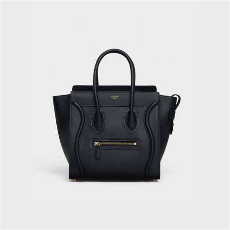 celine micro black luggage|celine micro luggage price.